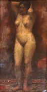 Nicolae Vermont Nud, ulei pe panza oil painting artist